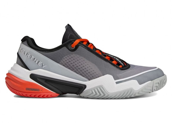 adidas Stella McCartney x Wmns Barricade 'Charcoal Collegiate Orange' | Grey | Women's Size 8 - JR3285