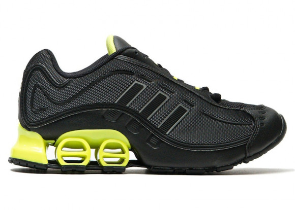 adidas Megaride O1 Black Iron Metallic Yellow - JR3677