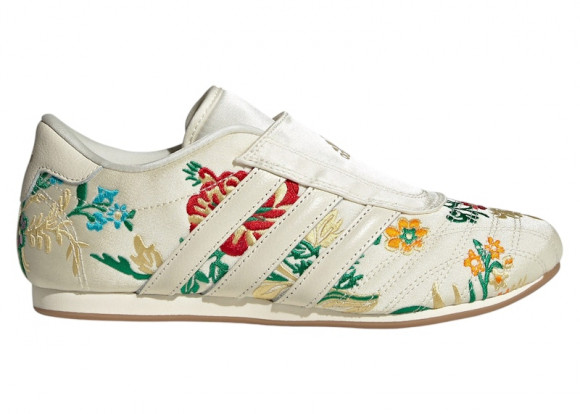 adidas Taekwondo Cream White Floral Embroidery (Women's) - JR3705