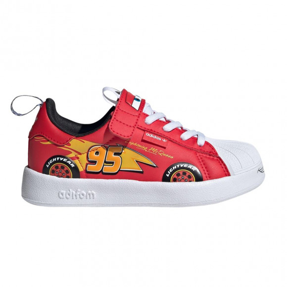Adidas Cars x Adifom Superstar 360 K 'Lightning McQueen' | Red | Kid's Size 13 - JR3752