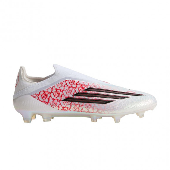 Lamine Yamal x adidas F50 Elite Laceless FG 'Cloud White Black Lucid Red' | Men's Size 8 - JR4441