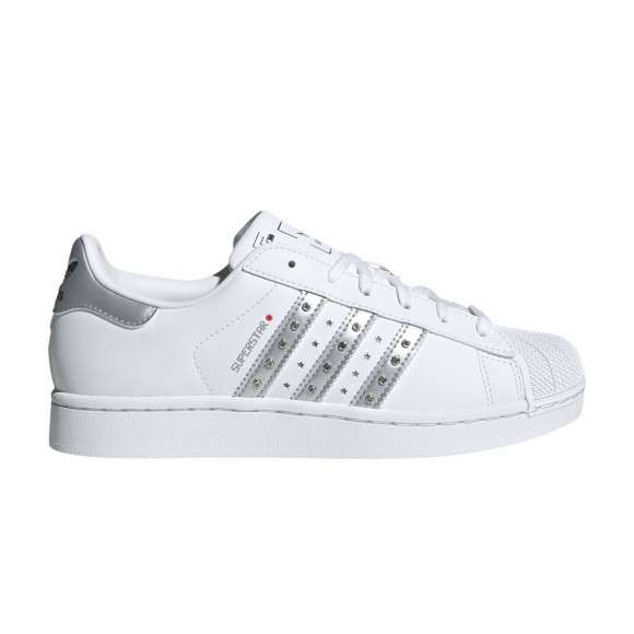 adidas Wmns Superstar 2 'Cloud White Silver Metallic Bright Red' | Women's Size 8 - JR4505