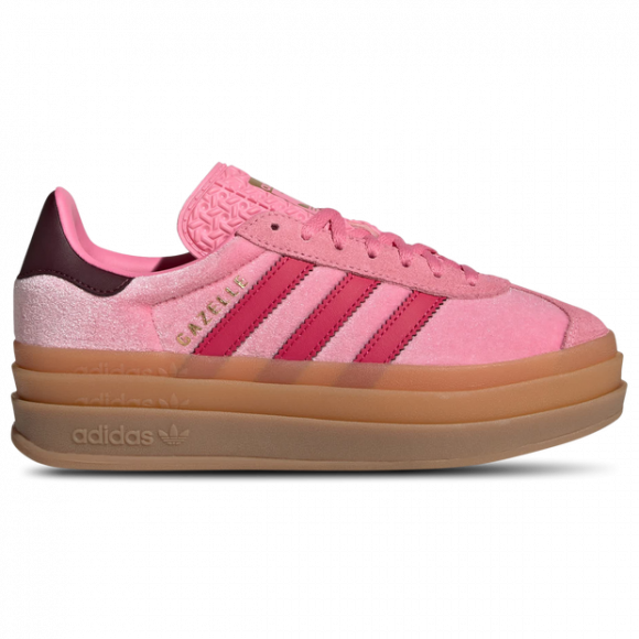 Adidas Gazelle Kid's Sneakers - Pink - Size 3.5 - Satin - JR5964