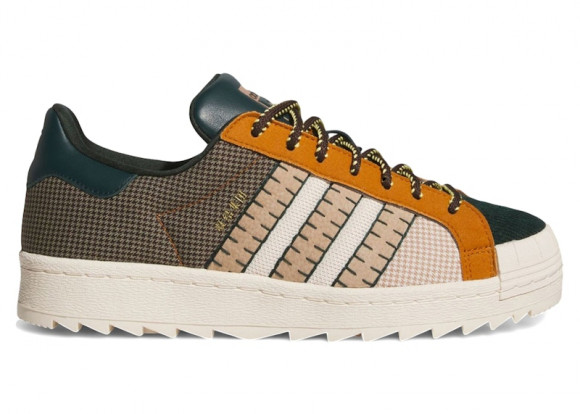 Adidas CLOT x Superstar 'Patchwork' | Tan | Men's Size 8.5 - JR6490