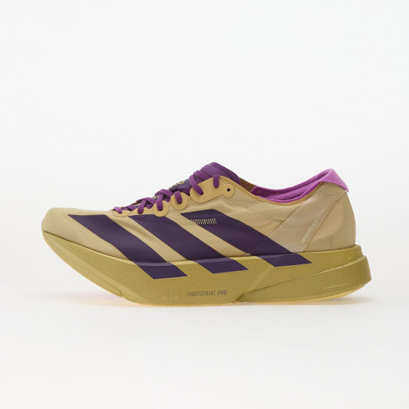 Sneakers adidas Adizero Adios Pro 4 Sand/ Rich Purple/ Gold Met. - JR7410
