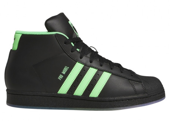 adidas Pro Model Black Lime Burst - JR7589