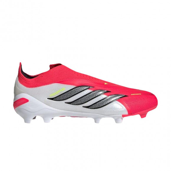 adidas Predator Elite Laceless FG GS 'Lucid Red Core Black Cloud White' | Kid's Size 4 - JR7855