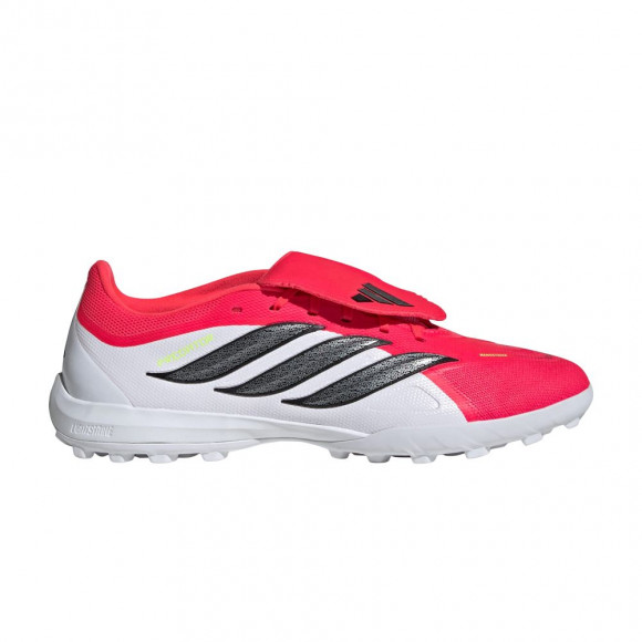 adidas Predator League Fold Over Tongue Turf 'Lucid Red Core Black Cloud White' | Men's Size 8 - JR7873