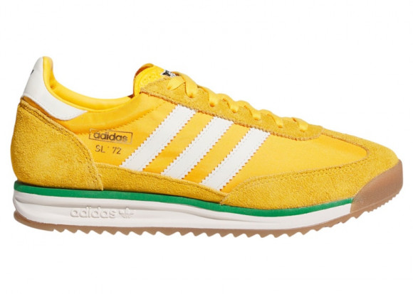 Adidas Men's SL 72 RS in Crew Yellow/Off White/Green - JR8788