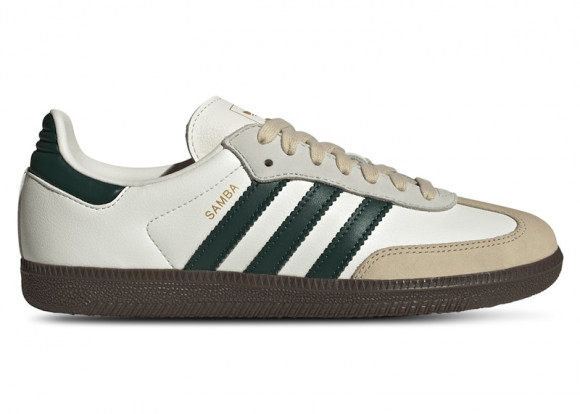 adidas Samba OG Off White Green Sand Strata (Women's) - JR8843