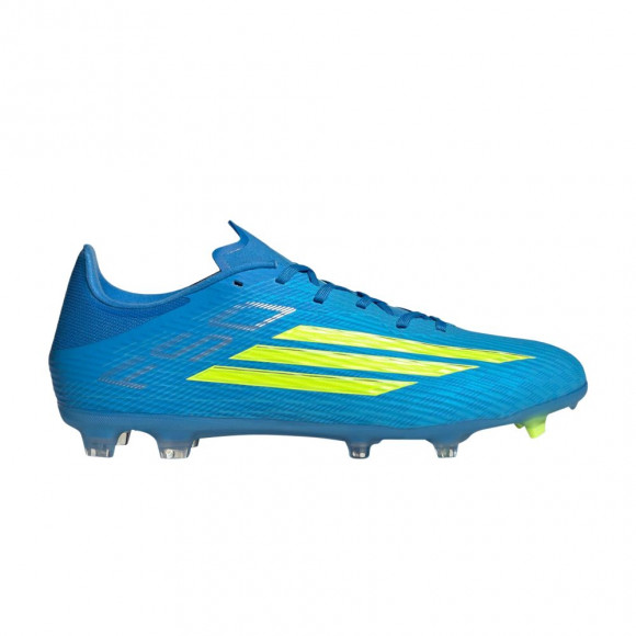 adidas F50 League FG MG 'Lucid Ray Blue Team Solar Yellow 2 Lucid Aquamarine' | Men's Size 13 - JR8992