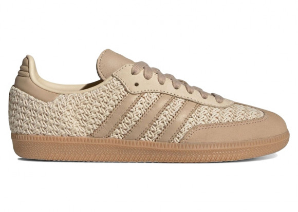 Adidas Women's Samba Og Sneaker in Sand Strata/Magic Beige/Gum - JR9446