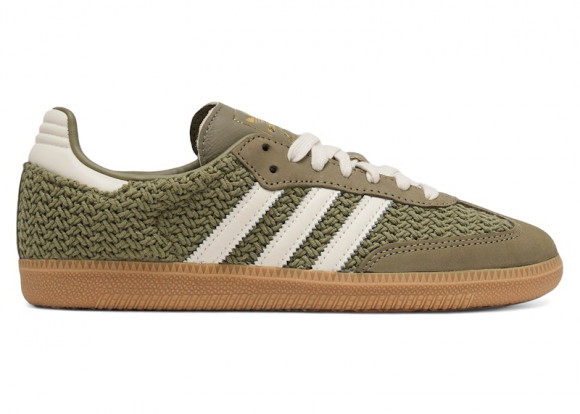 Adidas Women's Samba Og Sneaker in Orbit Green/Cream White/Gum - JR9447