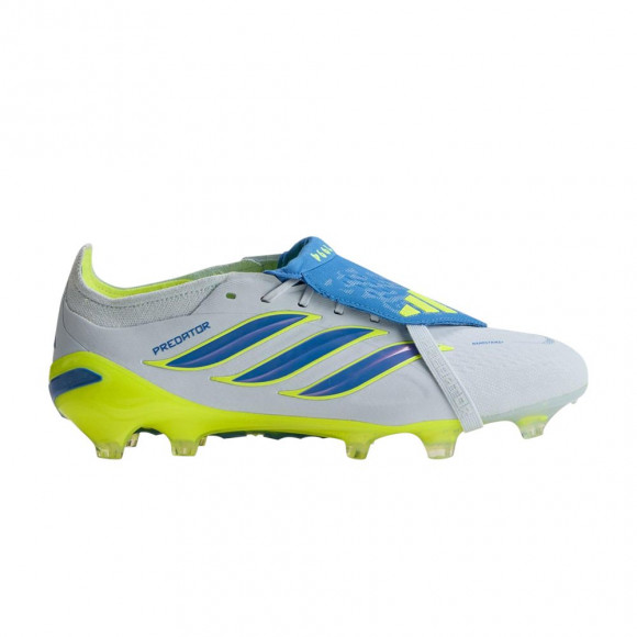 adidas Predator Elite Fold Over Tongue FG 'Crystal Sky Ray Blue Team Solar Yellow 2' | Men's Size 4.5 - JS0378