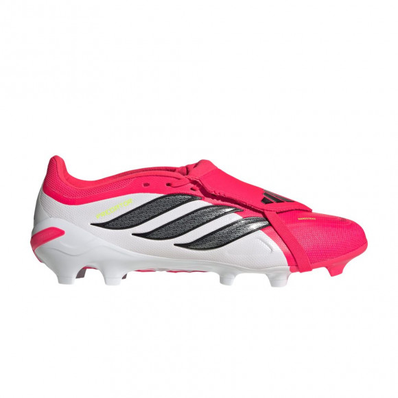 adidas Wmns Predator League Fold Over Tongue FG 'Lucid Red Core Black Cloud White' | Women's Size 12.5 - JS0422