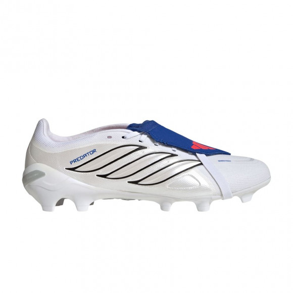 adidas Predator League Fold Over Tongue FG 'Cloud White Zero Metalic Royal Blue' | Men's Size 6.5 - JS0424