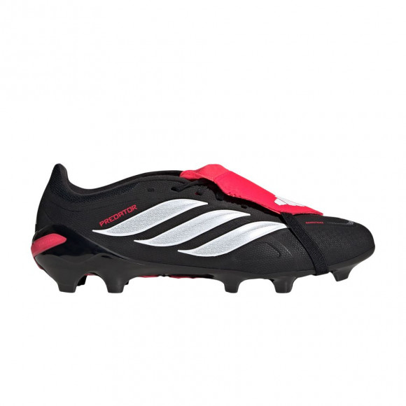 adidas Predator League Fold Over Tongue FG 'Core Black Cloud White Lucid Red' | Men's Size 9.5 - JS0425