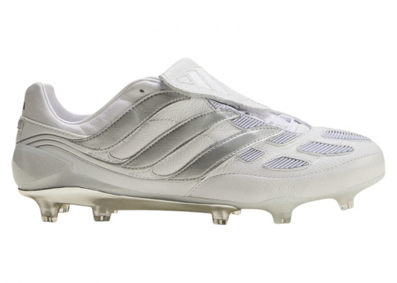 adidas Predator Precision FG White Silver Metallic Made in Germany - JS0571