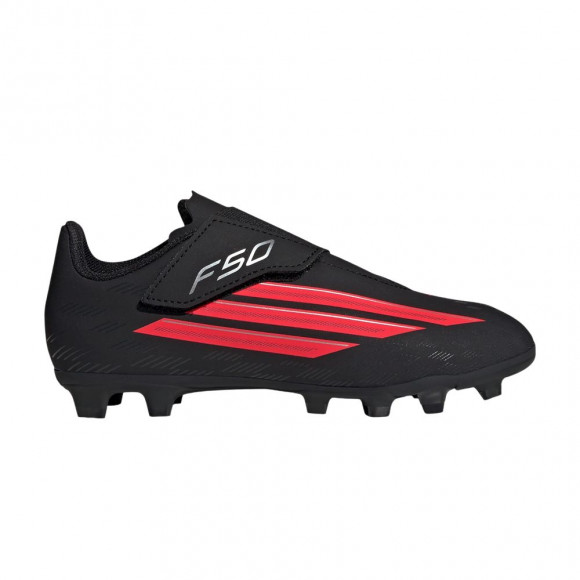 adidas F50 Club FG MG Little Kid 'Core Black Lucid Red' | Kid's Size 5.5 - JS1488