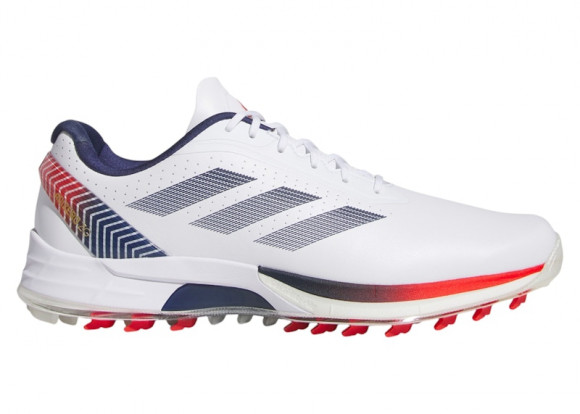adidas Adizero ZG Spikeless Golf Cloud White Dark Blue Red - JS1898