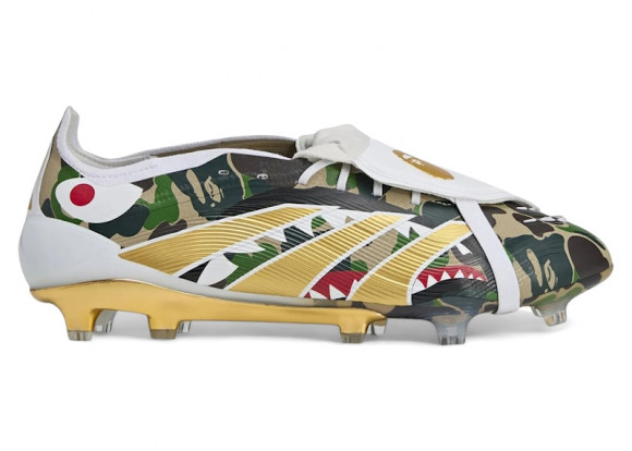 adidas Predator Elite Foldover Tongue FG Bape Green Camo - JS3104