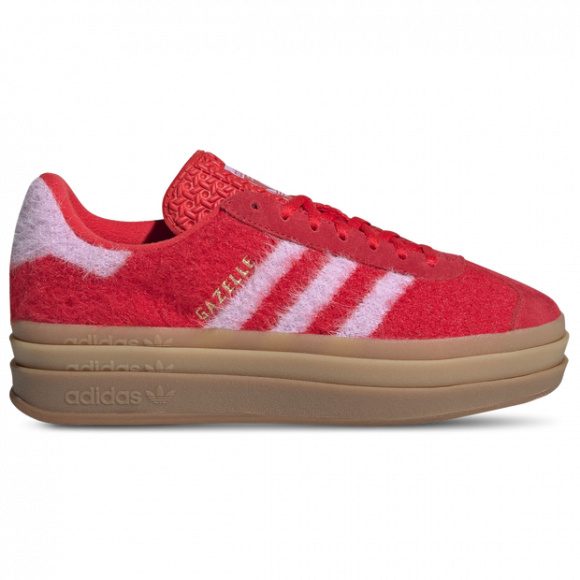 Sneakers adidas Gazelle Bold W Better Scarlet/ Bliss Lilac/ Gold Metallic - JS3905