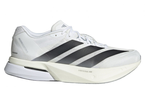 adidas Adizero Boston 13 'White Black Dash Grey' | Men's Size 7.5 - JS4939