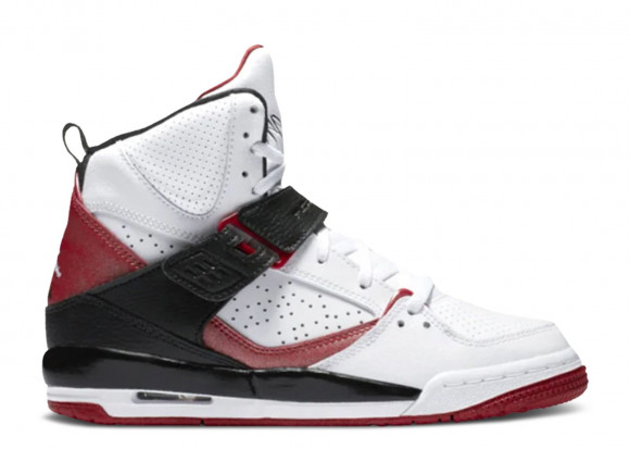 Air Jordan Flight 45 High GS 'White Red Black' | Kid's - Jordan-Flight-45