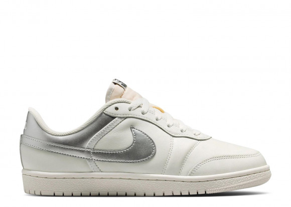 Air Jordan Wmns Skyline Low 'Swan Metallic Silver' | White | Women's - Jordan-Skyline