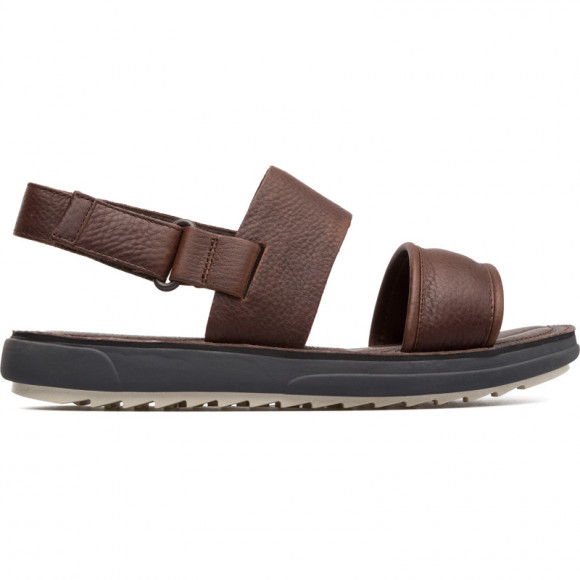 CAMPER Marges - Sandals for Men - Brown, Smooth leather - K100051