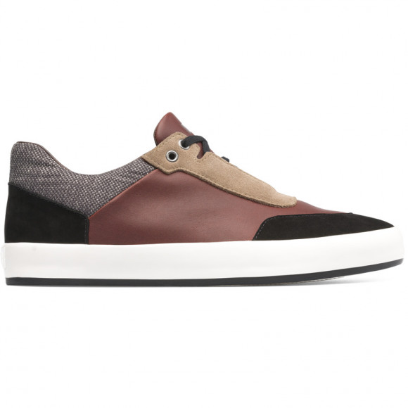 CAMPER Andratx - Sneakers for Men - Brown,Black,Beige, Smooth leather - K100157