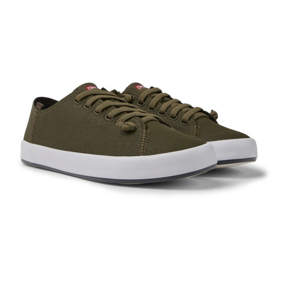 Camper Andratx - Sneakers For Men - Green, Cotton Fabric - K100158