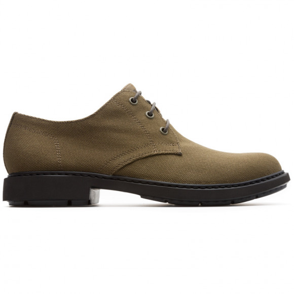 CAMPER Neuman - Formal shoes for Men - Green, Cotton fabric - K100221