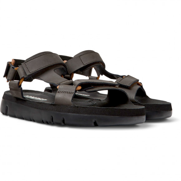 Camper Oruga - Sandals For Men - Brown, Smooth Leather - K100416