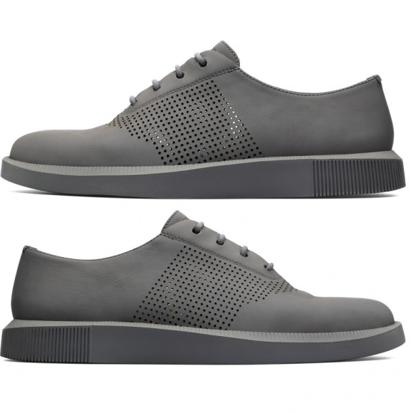 CAMPER Twins - Formal shoes for Men - Grey, Smooth leather - K100429