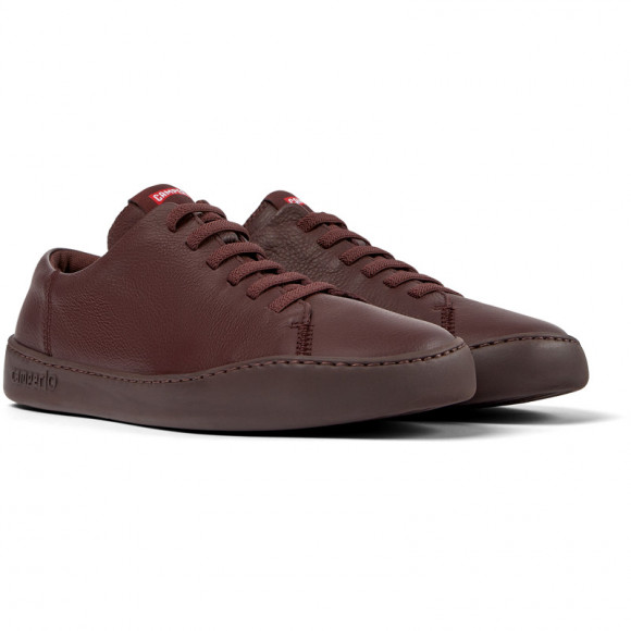 Camper Peu Touring - Sneakers For Men - Burgundy, Smooth Leather - K100479