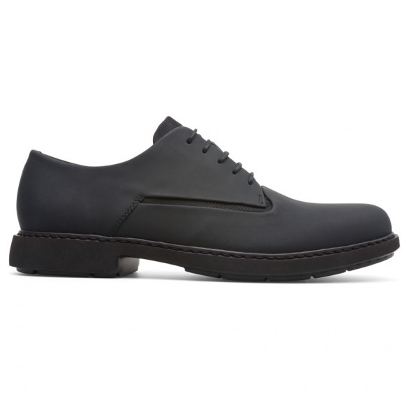CAMPER Neuman - Formal shoes for Men - Black, Smooth leather/Cotton fabric - K100495