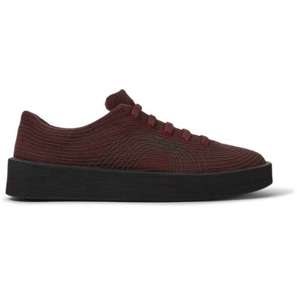 CAMPER Courb - Sneakers for Men - Burgundy, Cotton fabric - K100699
