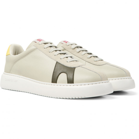 Camper Twins - Sneakers For Men - Grey, Smooth Leather - K100743