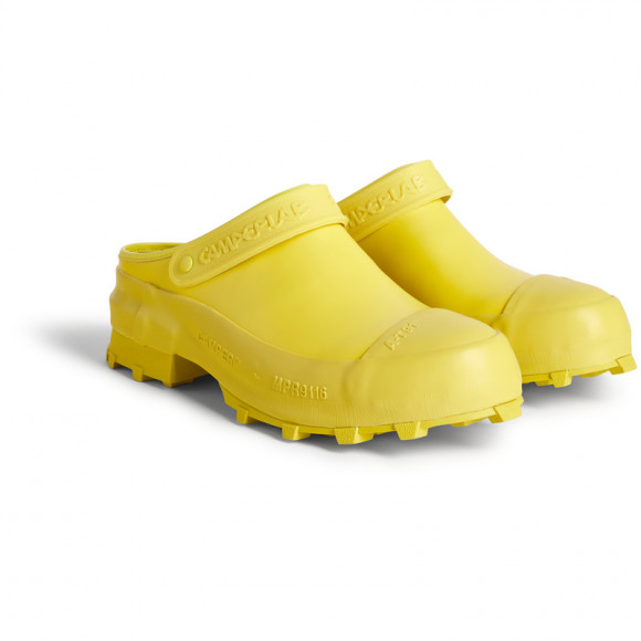 Camper Traktori - Formal Shoes For Men - Yellow, Smooth Leather