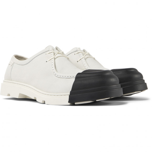 Camper Junction - Formal Shoes For Men - White, Smooth Leather - K100872