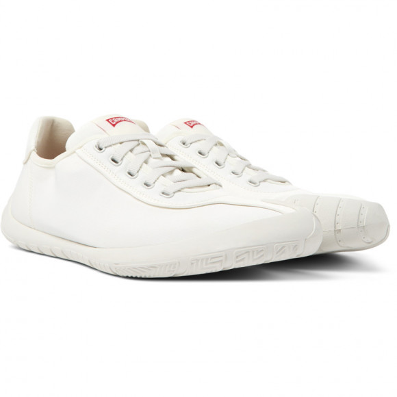 Camper Path - Sneakers For Men - White, Cotton Fabric - K100886