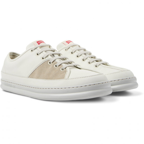 Camper Twins - Sneakers For Men - Beige, Grey, Smooth Leather - K100922