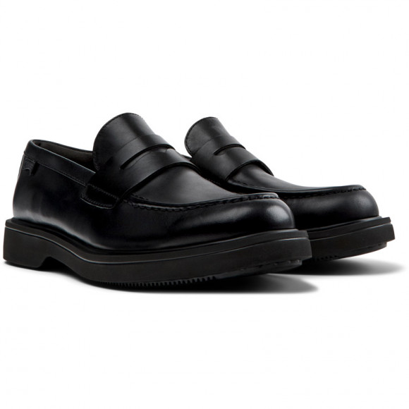 CAMPER Norman - Casual for Men - Black, Smooth leather - K101001