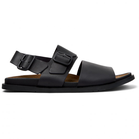 CAMPER Lluc Sandal - Inicio for Men - Black, Smooth leather - K101092