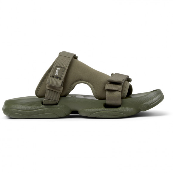 CAMPER Karst Sandal - Casual for Men - Green, Cotton fabric - K101103