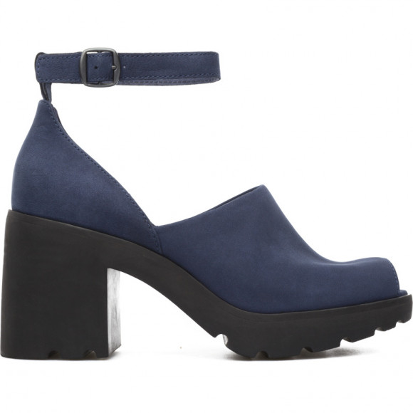 CAMPER Anouk - Formal shoes for Women - Blue, Suede - K200059