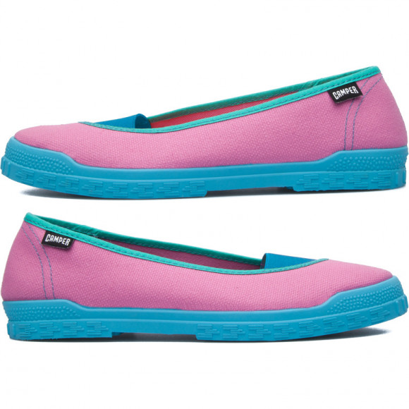CAMPER Twins - Sneakers for Women - Pink, Cotton fabric - K200076