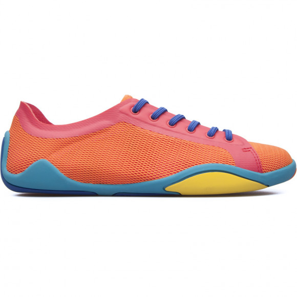 CAMPER Noshu - Sneakers for Women - Orange, Cotton fabric - K200351