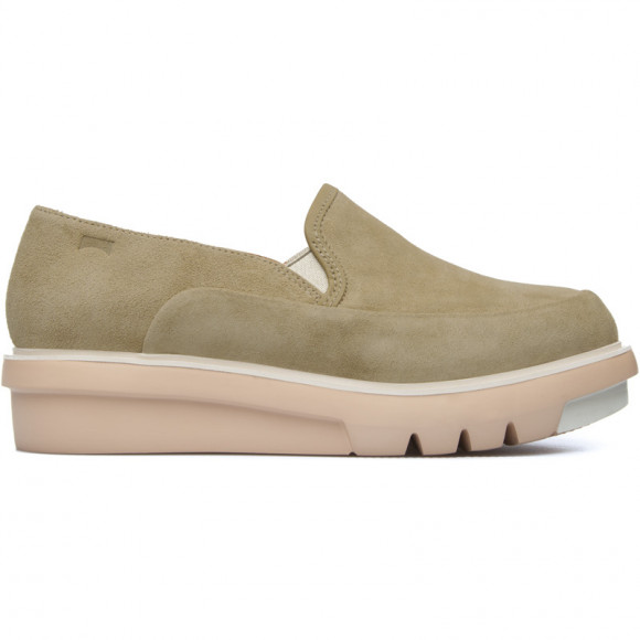 CAMPER Marta - Formal shoes for Women - Beige, Suede - K200395